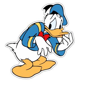 Donald Duck Sticker