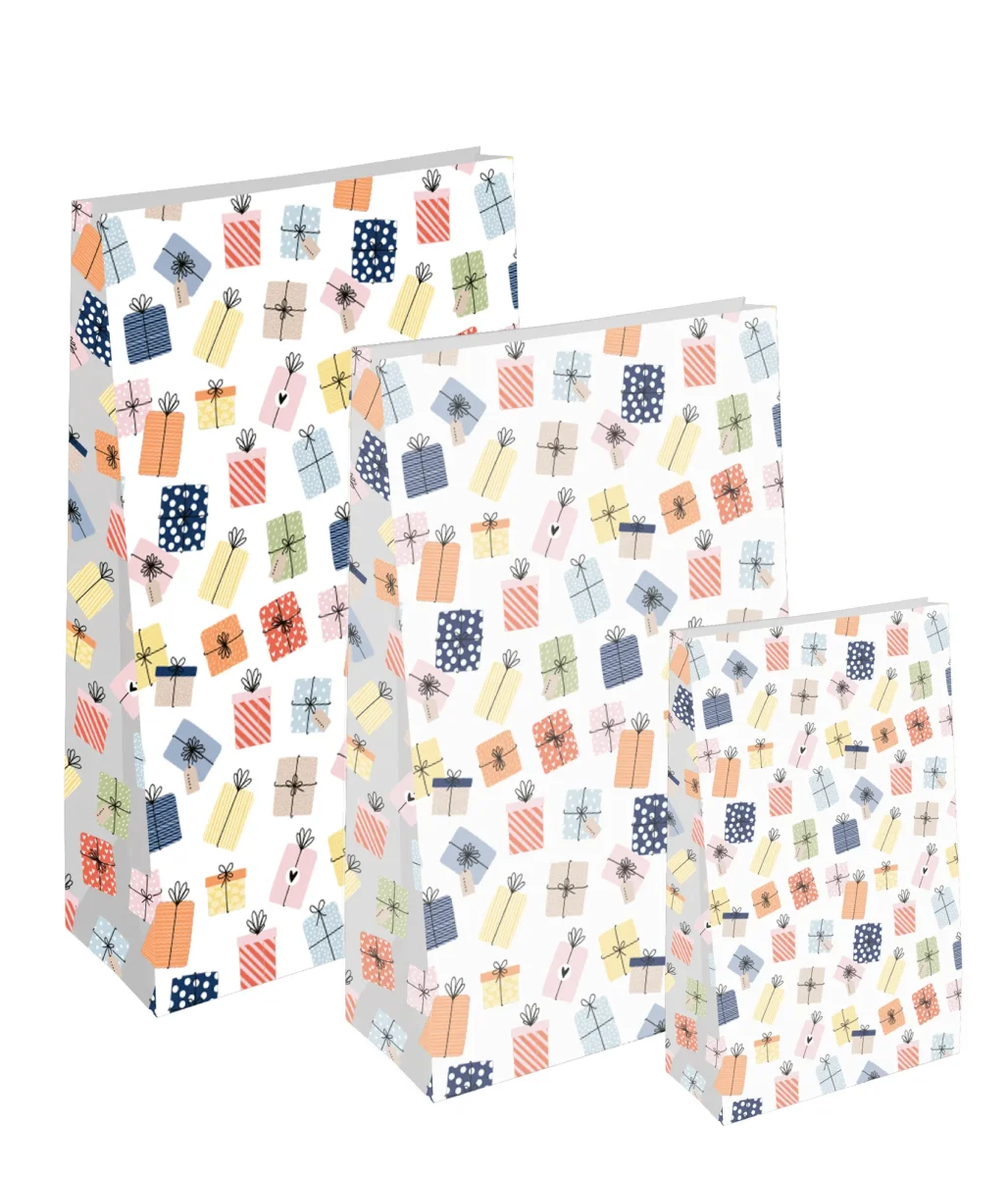 Blokbodem zakjes | 2 stuks | Kadootjes | Color | Groot